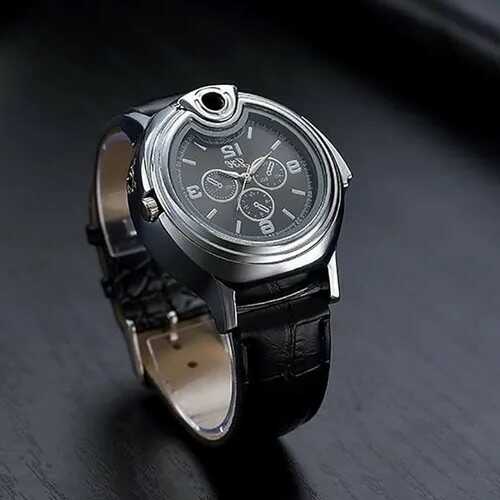 RELOJ CON ENCENDEDOR BRIKET DE LLAMA